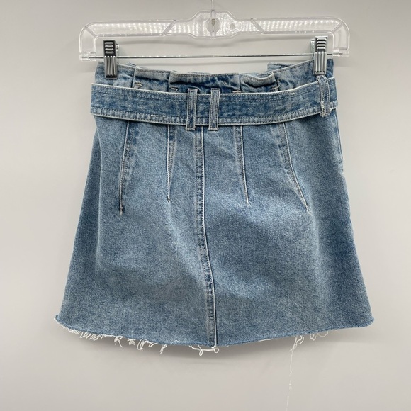 We the free East of Eden paper bags denim skirt. 24 - Picture 4 of 8
